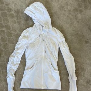 White Lululemon jacket
